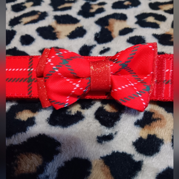 XMAS dog collar and leash set XL - Picture 3 of 3